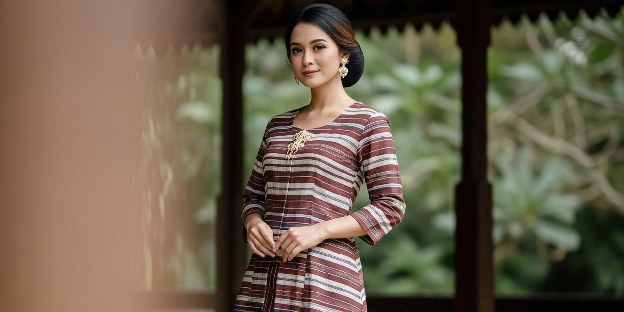 Update Fashion: 7 Model Atasan Lurik Kekinian Dan Stylish