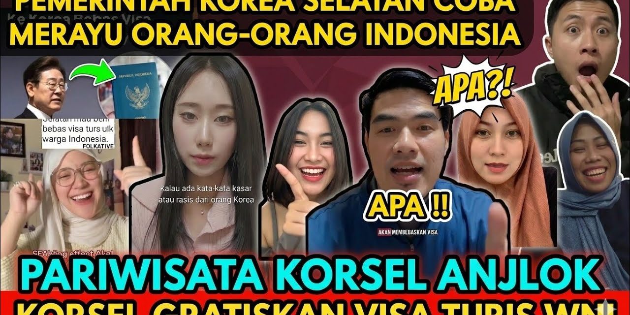 Turis Indonesia Segera Bisa Bebas Visa Ke Korea Selatan