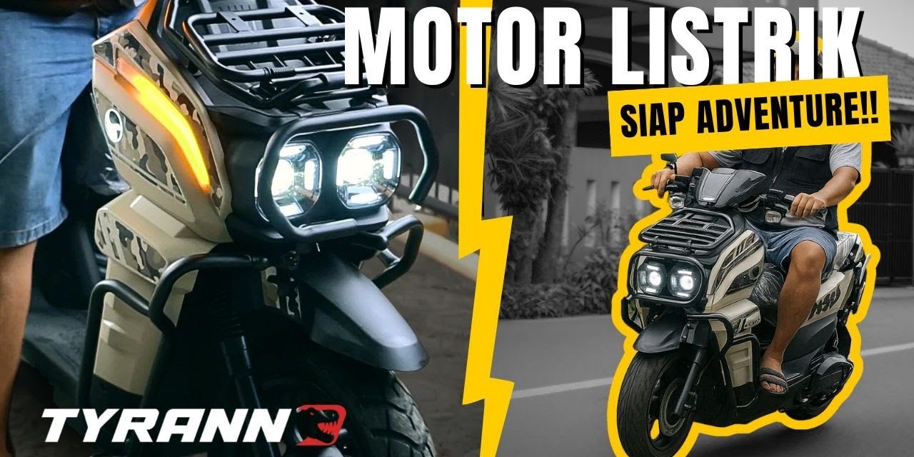 Motor Listrik Lokal Tyranno Yang Siap Tantang Produk Impor