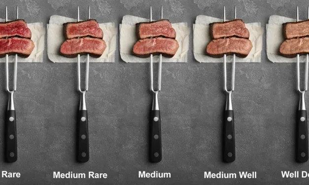Hidangan Steak Memiliki 5 Tingkat Kematangan Sebuah Daging