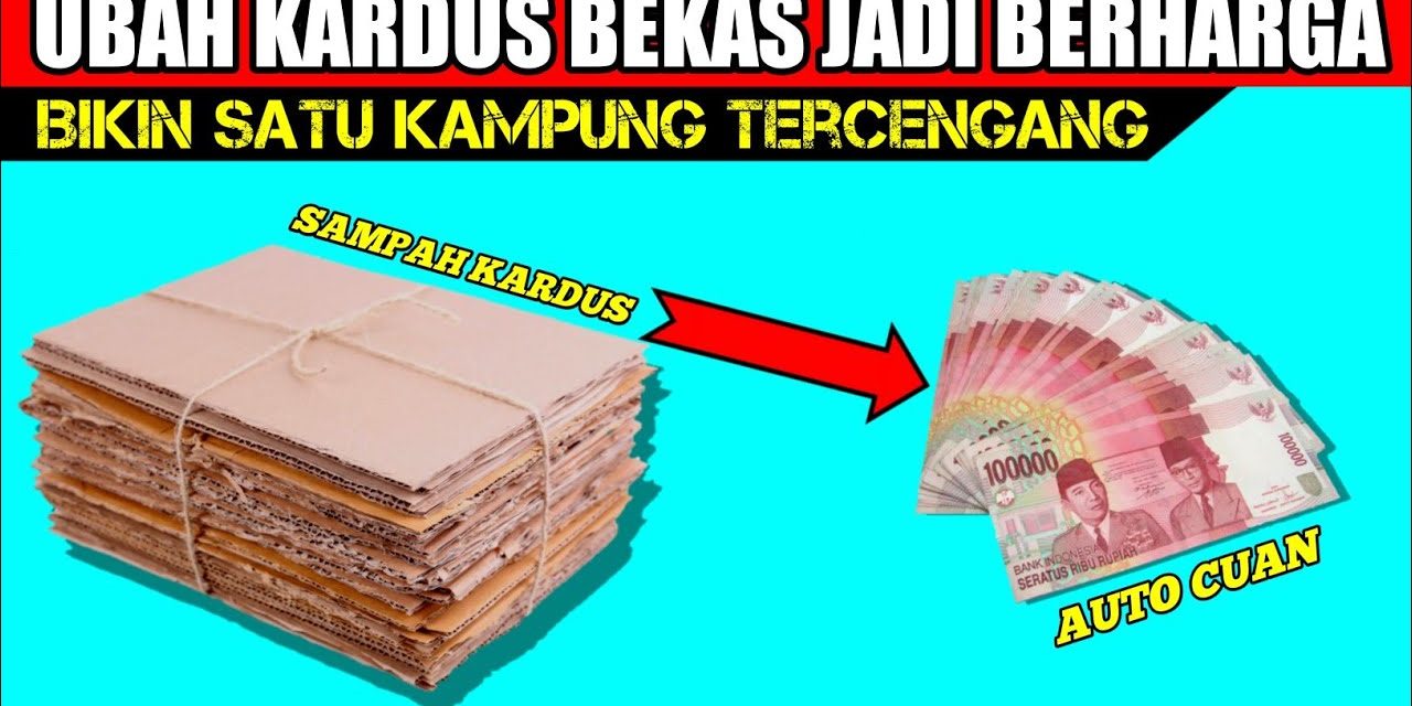 Peluang Bisnis Kardus Bekas Bisa Di Sulap Jadi Uang
